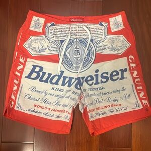 Pacsun-Budweiser Bathing Suit Shorts